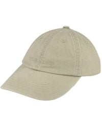 Stone Island - Compass Logo Brushed Cotton Baseball Cap Accessories - Lyst