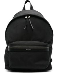 Saint Laurent - City Canvas Backpack - Lyst