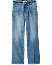 Miu Miu - Washed Denim Trousers - Lyst