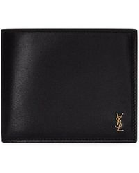 Saint Laurent - Portafoglio "Tiny Cassandre East/West" Piccolo - Lyst