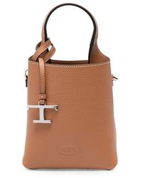 Tod's - Hammered Leather Micro Bag - Lyst