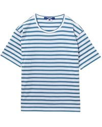 JUNYA WATANABE COMME DG - Striped Cotton T-shirt - Lyst