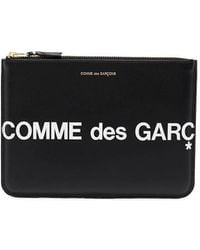 Comme des Garçons - Logo Leather Pouch - Lyst