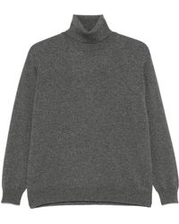 Brunello Cucinelli - Cashmere Turtleneck Sweater With Monili - Lyst