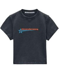 Alexander Wang - Crystal Hotfix Star Jersey T-shirt - Lyst