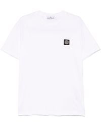 Stone Island - Logo T-Shirt - Lyst