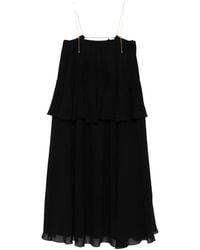 Chloé - Silk Long Dress - Lyst