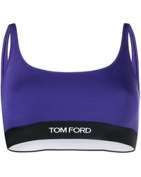 Tom Ford Modal Signature Bralette in White