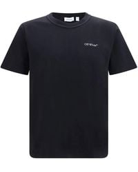 Off-White c/o Virgil Abloh - T-Shirt Small Bookish Fit Regular - Lyst