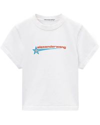 Alexander Wang - Crystal Hotfix Star Jersey T-shirt - Lyst