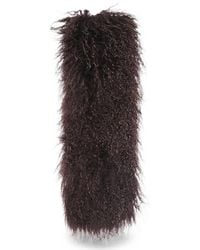Yves Salomon - Long Hair Lamb Scarf - Lyst