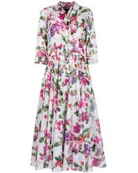 Samantha Sung - Aster Midi Dress - Lyst