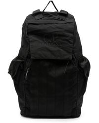 C.P. Company - Logo-Embroidered Backpack - Lyst
