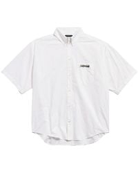 Balenciaga - S/S Large Fit Shirt - Lyst