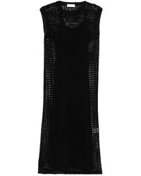 Roberto Collina - Mesh-Knit Sleeveless Midi Dress - Lyst