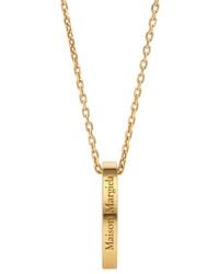 Maison Margiela - Logo Ring Pendant Necklace - Lyst