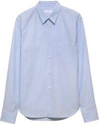 Prada - Cotton Stripe Shirt - Lyst