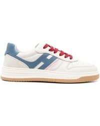 Hogan - Panelled Sneakers With Contrasting Accents - Lyst