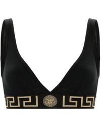 Versace - Greca Border Bralette - Lyst