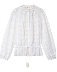 Isabel Marant - Polly Cotton Blouse - Lyst