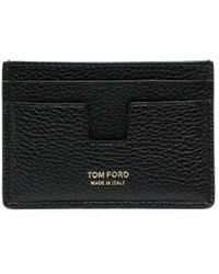 Tom Ford - Grain Leather Classic Card Holder - Lyst