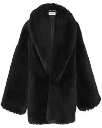 Cappotto reversibile oversizeLiska in Pelliccia di colore Marrone Donna Abbigliamento da Cappotti da Pellicce e ecopellicce 