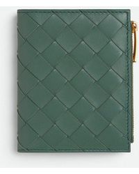 Bottega Veneta - Small Woven Bi-fold Wallet Accessories - Lyst
