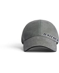 Balenciaga - Tilted Typo Cap - Lyst