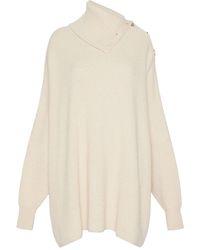 Sportmax - Oversized Wool And Cashmere Dress - Lyst