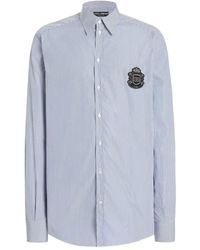 Dolce & Gabbana - Classic Front Button Closure Shirt - Lyst