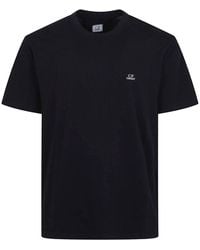 C.P. Company - 30/1 Jersey Short Sleeve Logo Patch T-Shirt - Lyst