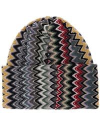 Missoni - Zig-Zag Pattern Beanie - Lyst