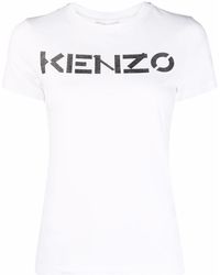 KENZO Logo-print Short-sleeved T-shirt - White