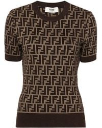 Fendi - Ff Pattern Top - Lyst