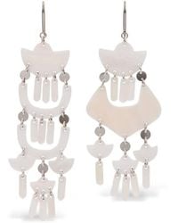 Isabel Marant - Yue Pendant Earrings With Natural Shell Accessories - Lyst