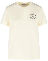 Moncler - Logo Cotton T-Shirt - Lyst