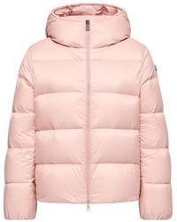 Moncler - Piumino Corto Feligule Con Cappuccio - Lyst