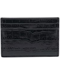 Tom Ford - Crocodile-Effect Card Holder - Lyst