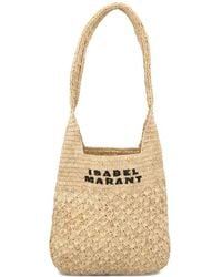 Isabel Marant - Praia Small Raffia Shoulder Bag - Lyst