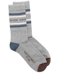 Golden Goose - Socks High Rib/Bi-Color/Stripes//Ripped - Lyst