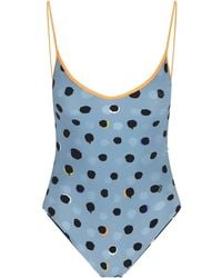 Fendi - Costume Da Bagno A Pois - Lyst