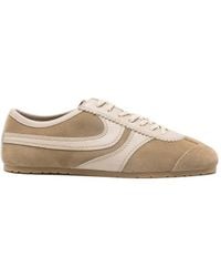 Dries Van Noten - Suede Sneakers With Leather Inserts - Lyst