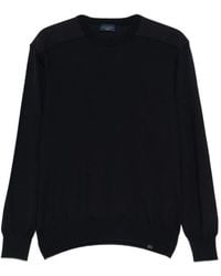 Paul & Shark - Crewneck Shoulder Panelled Sweater - Lyst