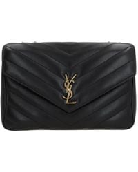 Saint Laurent - Bag Mng L Loulou With Removale Tassels - Lyst