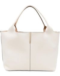 Tod's - Medium-Small Leather Shopping Bag - Lyst