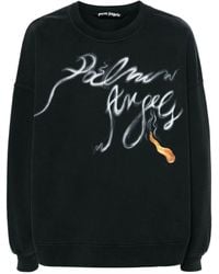 Palm Angels - Foggy Sweatshirt With Print - Lyst