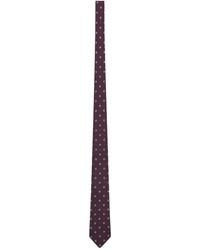 Saint Laurent - Jacquard Silk Tie - Lyst