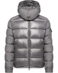 Moncler - Piumino Corto Maya Con Cappuccio - Lyst