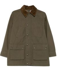 Polo Ralph Lauren - Cotton Workwear Jacket With Corduroy Collar - Lyst
