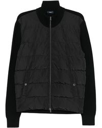 Herno - Wool Jacket With Waffle Stitch And Nylon - Lyst